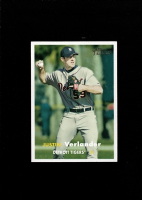 2006 Topps Heritage #461 Justin Verlander DETROIT TIGERS MINT